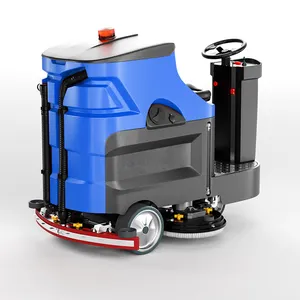 Supnuo-Máquina de limpieza de lechada de 125L, fregadora de suelos con cepillo doble, especificación de batería, venta al por mayor, con capacidad de 125L