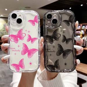 Farfalla inglese stampa gelato onda bordo <span class=keywords><strong>Silicone</strong></span> TPU <span class=keywords><strong>Cover</strong></span> del telefono cellulare custodia per <span class=keywords><strong>Iphone</strong></span> X Xr Xs Max <span class=keywords><strong>11</strong></span> 12 13 14 15 16 17 - Product Image 1