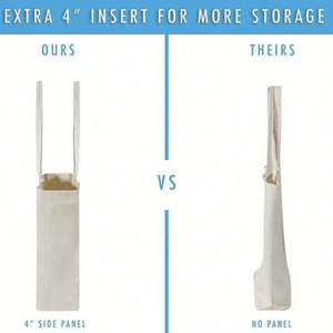 Bolsa de Tela de Algodón Orgánico Reciclado con Impresión Personalizada, Bolsa de Compras de Algodón Reutilizable Grande al por Mayor con Logotipo - Product Image 4