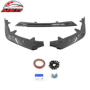 Lèvre de pare-chocs avant pour Toyota Corolla 2020-2024 SE XSE 4D IKON, imprimé fibre de carbone, kit carrosserie 3 pièces de haute qualité - Product Image 4