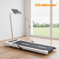 Tapis de marche électrique intelligent et portable HSM Factory, mini tapis roulant ABS avec télécommande, affichage LED, pour usage domestique, MOQ 100 pièces