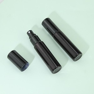 10ml UV Coated <b>Pump</b> Sprayer Cylinder Glass Perfume Bottle Bright Gold Bright Silver Bright Black Portable Trial <b>Small</b> Vial - Product Image 5