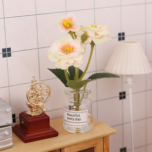 Miniature de nourriture miniature en verre, bouteille de <span class=keywords><strong>plante</strong></span>, rose osmanthus, modèle miniature à l'échelle 1:12 pour maison de poupée OB11 - Product Image 4
