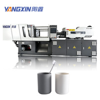 Machines de moulage par injection de plastique EVA pour chaussures, électriques, hydrauliques, industrielles, à grande vitesse, de petite taille, 60 tonnes, Yangxin 600 KN Servo