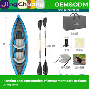 Kayak Individual Inflable Bestway65115, Bote Inflable, Bote de Pesca, Balsa de Goma, Canoa Plegable Reforzada - Product Image 6