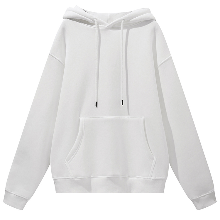 White Pullovers Hoodies