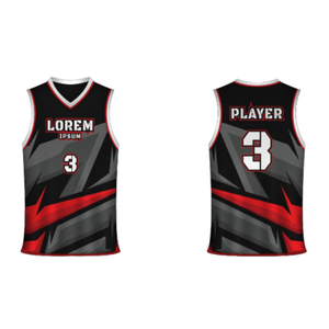 Vente en gros de maillots de basketball à séchage rapide personnalisés, vêtements de sport respirants imprimés par sublimation durables, uniformes d'équipe - Product Image 1