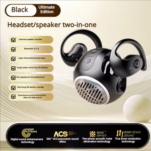 Casque <span class=keywords><strong>sans</strong></span> <span class=keywords><strong>fil</strong></span> à crochet ouvert OWS JM13 Pro 2 en 1 avec haut-parleur externe Bluetooth et lecture audio pour vélo - Product Image 4