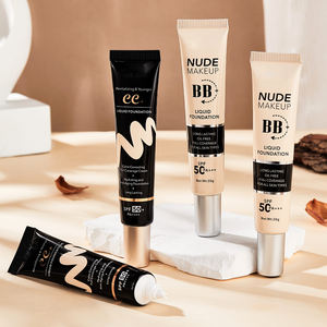 Vente en Gros Maquillage Nude de de Marque Propre Fond de Teint <span class=keywords><strong>CC</strong></span> Crème Minérale SPF 50 Couverture Complète Mat Minimisant les Pores Liquide Mélange de Couleur BB Crème - Product Image 1