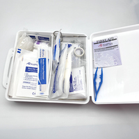 Trousse de premiers secours absorbante de haute qualité, 172 pièces, sac en nylon léger, kit de survie d'urgence pour véhicule, flotte, camion, bus FA-171