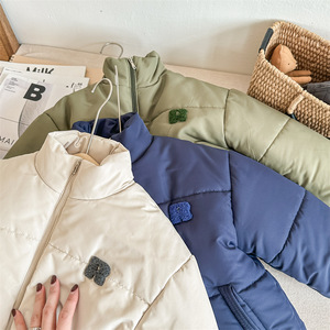 Manteau d'hiver épais à col montant et lâche pour enfants <span class=keywords><strong>Veste</strong></span> en coton pour filles et garçons - Product Image 3