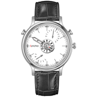 Montre mécanique multifonctionnelle unique et innovante avec boîtier à engrenages lisse et mouvement de boîte de vitesses intégré