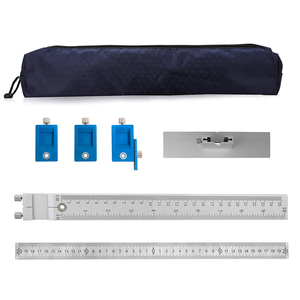 Sistema de plantilla ajustable para agujeros ocultos, herramienta de carpintería para unión de madera, plantilla para herrajes de gabinetes, punzonadora vertical - Product Image 2