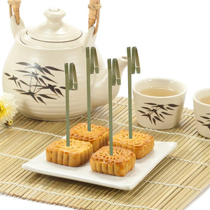 Bambus Sinh Thái Thân Thiện Phân Hủy Sinh Học Dùng Một Lần BBQ Xiên Tre Knocks Tre Vòng Lặp Xiên Cho Trang Trí Đảng - Product Image 5