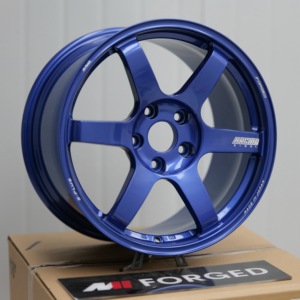 Volk đua te37 Saga S cộng với <span class=keywords><strong>Mag</strong></span> màu xanh te37s 17 18x9 5 18x10 5 5x114.3 5x100 5x112 5x120 hoàn toàn giả mạo bánh xe - Product Image 1