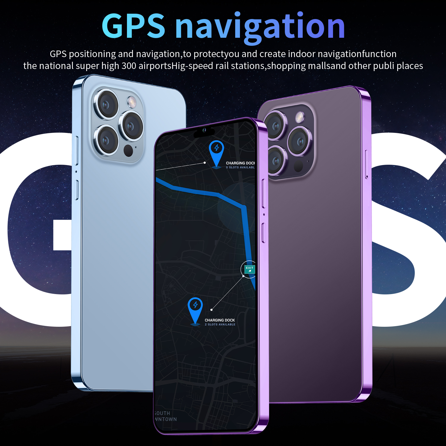 Bogo Promotion Original I 14 Pro Max Unlocked Cell Phone 7.3 Inch Big