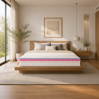 Matelas en mousse à mémoire de forme multicouche haute densité, compressé en boîte, matelas de soutien pour hôtel, chambre à coucher, usage domestique