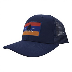 high-quality Richardson 112 Trucker Hat Custom Leather Patch Low MOQ Tactical Outdoor Fishing Hunting <b>Mesh</b> Back Snapback - Product Image 5