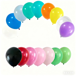 Globos <span class=keywords><strong>de</strong></span> Plástico Mate Portátiles <span class=keywords><strong>de</strong></span> Alta Calidad, Decoración Retro para Fiestas, Varios Colores, Uso en Interiores, Bodas, Cumpleaños, Adultos - Product Image 3