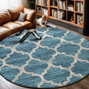 Tapis moderne en laine à poils longs fait main antidérapant pour salon, maison et prière – Offre Spéciale - Product Image 2