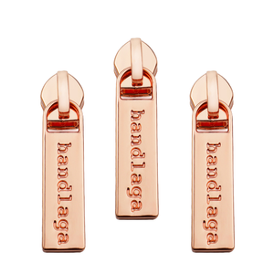 Lanke Fashion Logo Roségold Reiß verschluss Pull Tabs Slider #5 ##<span class=keywords><strong>8</strong></span> Metall Slider Puller für Handtaschen/Kleidungs stücke-Großhandel - Product Image 4