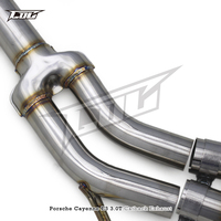 Échappement Catback personnalisé pour Porsche Cayenne E3 3.0T 2018-2023 tuyaux d'échappement en acier inoxydable Catback d'échappement Valvetronic