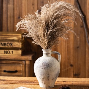Vase en céramique MSH Wabi-Sabi pour décoration d'hôtel, avec une seule anse, pour <span class=keywords><strong>fleurs</strong></span> <span class=keywords><strong>séchées</strong></span> - Product Image 3