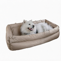 Siège auto de luxe pour animaux de compagnie, taille XL, vente en gros, avec sac de transport imperméable et résistant aux morsures, et lit de voyage amovible