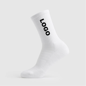 उच्च गुणवत्ता वाले लुभावनी पुरुष महिलाएं यूनिसेक्स जिम मोजे कस्टम लोगो कॉटन एथलेटिक क्रू स्पोर्ट्स मोज कढ़ाई - Product Image 1
