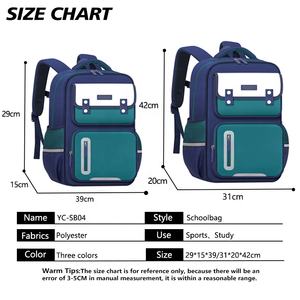 VIPOKO özel Logo sırt çantası Schoolbag 1-6 sınıf erkek kız öğrenci okul kitap çantası için okul sırt çantası Polyester moda fermuar - Product Image 5
