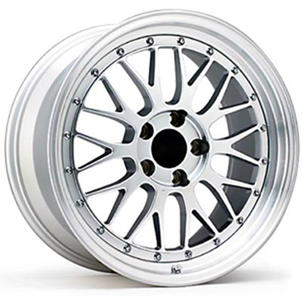 Diamond Silver disk and Silver Diamond-cut rim