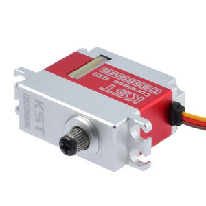 Ventes chaudes KST DS589MG V8.0 9.2Kgf.cm 0.08sec Mini servo numérique HV DC7.4V 1520Hz à engrenages métalliques sans noyau pour hélicoptère RC fixe - Product Image 6