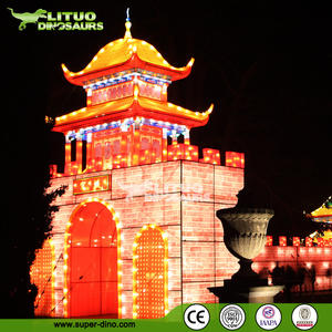 โคมไฟไหมประดับตกแต่งเทศกาลจีนแบบคาสตัลไลท์ - Product Image 3