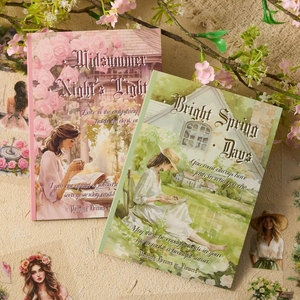 20 autocollants par paquet, décoration de <span class=keywords><strong>vacances</strong></span>, série Flower-Resting Dream, autocollants décoratifs à thème de personnage pour agenda et coque de téléphone - Product Image 2