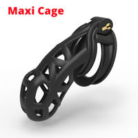 Anneau de chasteté en résine souple pour homme, cage de chasteté, dispositif de bondage BDSM, jouets sexuels pour hommes, jouets sexuels pour adultes
