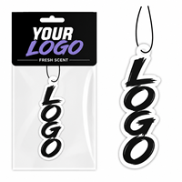 Parfum de voiture en papier promotionnel en gros à bas prix avec votre propre logo sans parfum