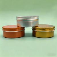 Boîte en aluminium personnalisée de 30 ml avec étiquette, 52x20mm, bouchon à vis, finition brillante, emballage cosmétique polyvalent pour rouge à lèvres