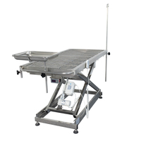 Table de toilettage pour animaux de compagnie à élévation électrique Table de toilettage pour chiens Table de toilettage vétérinaire Instruments chirurgicaux pour animaux