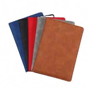 Factory Manufacture Business <b>Notebook</b> A5 PU Leather Hardcover with Custom Logo Printed 100 Sheets <b>Lined</b> High Quality - Product Image 1
