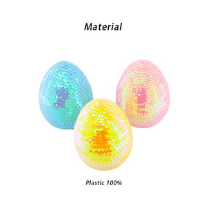 Venta caliente huevos de poliespuma de Pascua con huevos de pie de lentejuelas para decoración de Pascua - Product Image 2
