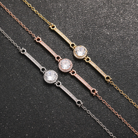 Bracelet à breloques personnalisé avec projection de photos Bracelets en diamant pour femmes Accessoires de bijoux de mode avec livraison directe