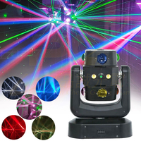 Lampe de roue de feu de vent de bras de LED de nouveau Style d'usine rouge vert Laser LED lumières de tête mobiles lumières de fête Laser lampes de scène Disco