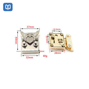 Fermoirs de sac en gros, fermoirs rectangulaires en métal pour sac à main, fermoirs à languette Pégase, loquet pour pochette, matériel de maroquinerie pour réparation - Product Image 6