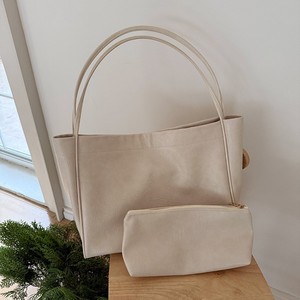 Lazy-style Korean Tote Bag Off White Soft Horizontal <b>Square</b> Magnetic Buckle Everyday Outfits Spring 2025 - Product Image 4