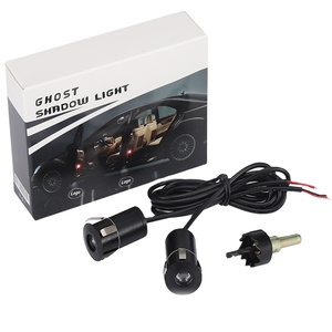 NOUVEAU Lumière de porte fantôme personnalisée, 4ème génération, projecteur de logo LED, lumière laser, 12V, garantie 1 an, ajustement universel pour voitures - Product Image 1