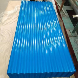Tôle d'acier galvanisé prélaqué ondulée, épaisseur de 0,12 mm à 0,13 mm, pour toiture et bardage mural - Product Image 3
