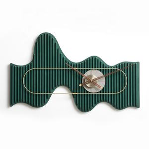 EMITDOOG <span class=keywords><strong>Orologio</strong></span> <span class=keywords><strong>da</strong></span> <span class=keywords><strong>Parete</strong></span> in Legno e Ferro Battuto, Decorazione per Soggiorno, Orologi in Metallo Stile Industriale, Arte Murale Moderna, Orologi Fatti a Mano - Product Image 4