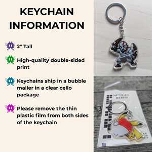 Porte-clés en acrylique OEM/ODM double face, motif <span class=keywords><strong>Ghost</strong></span> of Tsushima Pixel Jin Sakai - Product Image 5