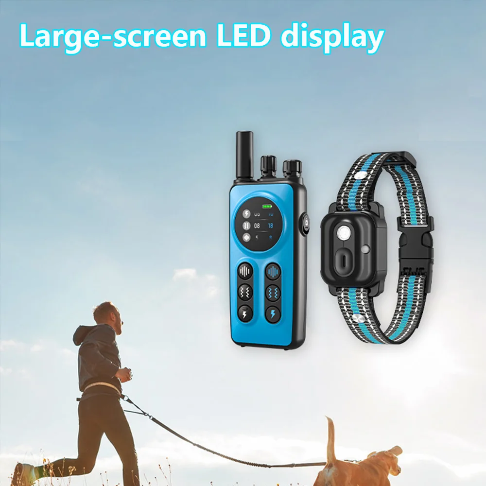 Heyi Pet Dog Trainer T60 - 1000m Remote Bark Control Collar, IP67 Waterproof