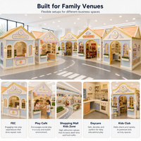Módulos de escaparate modulares para tiendas y casas de juegos, con ventanas, calidad controlada, diseño para operadores, aptos para centros comerciales, plan de zona y módulos de fachada.